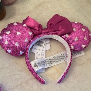 Disney Sequin Minnie Mouse Ears Headband